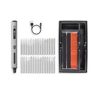 Ehwisbe Engraving Pen Mini Grinder Electric Cordless Rotary Tool Kit with 30-Bit Cutting Tips for Metal, Wood Plastics, Glass Carving