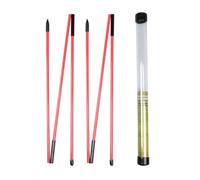 Ehwisbe Folding Golf Alignment Sticks Golf Practice Rods Putter Improve Golf Level Improve Posture Red