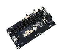 Ehwisbe For GPU PCIe X8 Adapter Card Oculink SFF-8654 Powered By DC 12V for PCIe 4.0 3.0 Cable Compatibility