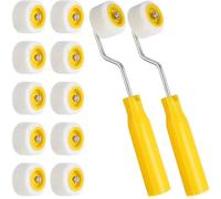 Ehwisbe for Touch Up Trim Edge or Corner- Mini Paint Roller, 4/5 Inch Foam Roller Paint, Tiny Painting Tool