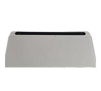 Ehwisbe Hot Glass Desk Whiteboard with Plastic Memo Keyboard Stand Storage Tempered Household Message Board Home B