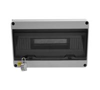 Ehwisbe HT Series Junction Box 15WAY IP65 Waterproof Distribution Box Outdoor Plastic Electrical ABS Power Electronic Din Rail Enclosure forCircuit Breaker