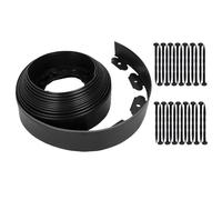 Ehwisbe Landscape Edging Kit Easy to Install Weatherproof Flexible Easy to Cut 30 Spikes for Garden