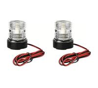 Ehwisbe LED Boat Anchor 2 Pack 360° All-Around Round Marine Navigation Light Lamp for Yachts Sailboats
