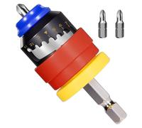 Ehwisbe Magnetic Depth Control 7-Level Adjustable Drywall Screw Setter Setting Tool- for Efficient Screw Driving Bits Set