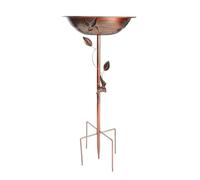 Ehwisbe Metal Bird Bath for Outdoors Tall Metal Bird Bath for Outdoors 12" Dia Removable Bird Baths Water Bowl for Outside 12" Dia Bowl with Stake for Garden Yard Lawn Decor Vintage Standing Birdbaths