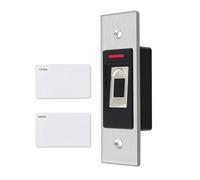 Ehwisbe Metal Fingerprint Access Control Keypad IP68 Waterproof RFID 125Khz Embedded Design Reader Security Door Opener