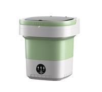 Ehwisbe Mini Folding Washing Machine 12L Capacity Automatic Home Portable Multifunction Baby Underwear Washing Machine Easy to Use UK Plug A