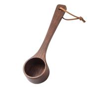 Ehwisbe Nature Wood Mini Measuring Scoop Tea Coffee Bean Scoop Sugar Spice Measure Spoon MeasuringTool for HomeKitchen Cooking B