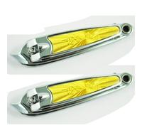 Ehwisbe Oblique Mouth Design Finger Nail Clippers Cutter 2 Pcs