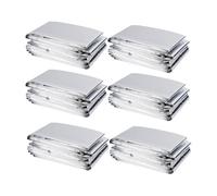 Ehwisbe Perfect for Plant Growth, High Reflectivity 6 Pack Large Silver Reflective Film, Keep Warm, Marathon