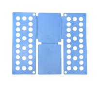 Ehwisbe Plastic Clothes Folding Board Kids Laundry Folder Shirt Folding Board Home Storage Tool for Kid Children Adult LightBlue