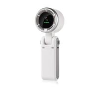 Ehwisbe Portable Handheld Turbo Fan-4000mAh Rechargeable High-Speed Mini Fan Ideal for Travel, Giving White