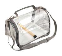 Ehwisbe Portable Small Bird Travel Cage Carrier Convenient Go Out Solution for Various Birds and Lizard