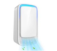 Ehwisbe Quiet and Portable Air Purifier Negative Ionizer Technology Ideal for Bedroom & Pet Areas 1 Pcs UK Plug