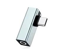 Ehwisbe Real-Time Translation 140 Languages Portable AI Translator Type-C Adapter, Universal Headphone Compatibility, One-Click Functionality