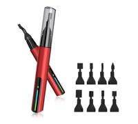 Ehwisbe Reciprocating Sander, Mini Sander, USB Charging Electric Sanding Pen with 8pcs Sanding Head and Self-Adhesive Sandpaper Easy Install Easy to Use