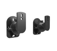 Ehwisbe Speaker Brackets Speaker Holder Wall Mount Satellite/Bookshelf Adjustable Swivel andTilt Angle Rotation