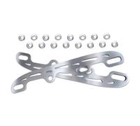 Ehwisbe Stainless Steel 290mm Inline Figure Skate Blade Ice Skating Replacement Blades for Skate Shoes
