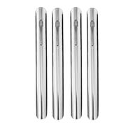 Ehwisbe Table Crumber Crumb Sweeper Steel Crumb Scraper Food Table Crumbs Collector Household Silver 4Pcs