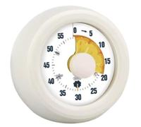 Ehwisbe Time Manager Visual Timer Round Visualization Kitchen Timer Self-Discipline 60 Minute Countdown Timer Kitchen Cooking Countdown Timer White