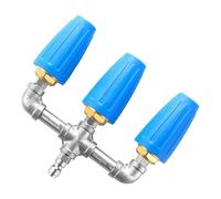 Ehwisbe Triple Turbo Nozzle Pressure Washer, 360° Rotating Turbo Nozzle with 1/4inch Quick Connector, 2.0 Orifice, 4000 PSI