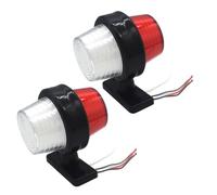 Ehwisbe Truck LED Side Marker Light 12V 24V Double Face Indicator Turn Signal Light Rear Stop Warning Lamp for Car Truck,B
