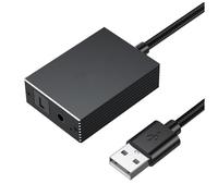 Ehwisbe USB to Optical SPDIF Toslink & 3.5mm Audio Adapter for, for, TV, PC, Laptop, Smartphone to Sound Bar
