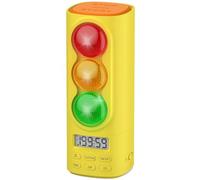 Ehwisbe Visual Traffic Light Timer Child Visual Timer with Signal Light LCD Display Time Management Tool 200 Minute Countdown Stopwatch A
