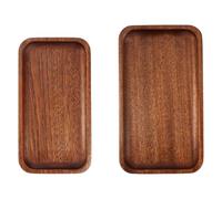 Ehwisbe Wood for Bathroom Counter Tray Set, Vanity Organizer Charcuterie Board for Holding Candles, Perfume, and Jewelry