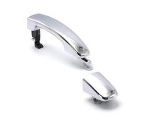 EHWLFVX Car Exterior Handles for for Ranger T6 T7 Outer Exterior Door Handle Chrome with Cap Side Door Handle(Handle NO Key Hole)