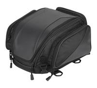 EHWLFVX Motorcycle Side Frame Bag Universal Motorcycle Tail Bag Expandable Sissy Bar Waterproof Travel Rear Seat Bags Helmet Luggage Rack