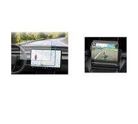 EHWLFVX Screen Protectors For Tesla For Highland For Juniper For Launch For Model 3 Y 2025 Film Protection Installation Tool HD Matte Tempered Glass Screen Film(2pcs Matte)