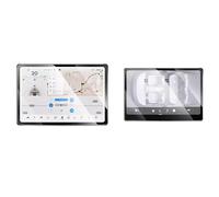 EHWLFVX Screen Protectors For Tesla For Model 3 For Highland 2024 For Model Y For Launch For Juniper 2025 Center Control Touch Screen Tempered Glass Film Protector(Rear center display)