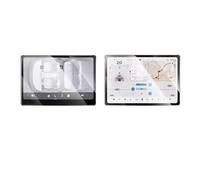 EHWLFVX Screen Protectors For Tesla For Model Y For Juniper 2025 For Model 3 For Highland 2024 Tempered Glass Screen Protector Navigation HD Transparent Protection(A set)