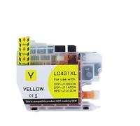 EHxCUF 1 PCS LC431XL Inkjet Ink Cartridge Compatible With DCP J1050DW DCP J1140DW MFC J1010DW Printers 1 To 2 SET(LC431XL-Yellow)