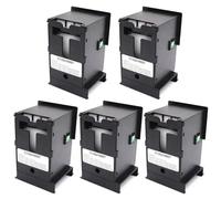 EHxCUF 1PC To 5PC Compatible Maintenance Ink Tank For SureColor SC-F500 SC-F570 F500 T5170 T2170 T3160 Printers Maintenance Box Replacement(5 maintenance boxes)