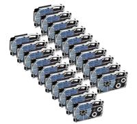 EHxCUF 30Pcs 6mm 9mm XR-6WE XR-9WE Tapes Compatible With Label Printer Models KL-60 KL-100 KL-120 For Part Number XR9WE XR-9WE XR-9X XR-9RD XR-9BU XR-9YW(Black on Blue)