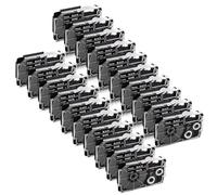 EHxCUF 30PK XR-9WE Labels Compatible With Printer Supplies Label Printer Models XR-9WE XR-6WE XR-9X XR-9BU XR-9YW 6 9mm Label Tape For Part Number KL-60 KL-100 KL-120(White on Black)