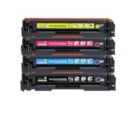 EHxCUF 4color Compatible Toner Cartridge With Chip For 207a 206A Works With M282nw M283fdn M283fdw M283cdw MFP M255dw M255nw W2210A Printer(206A 1set With chip)
