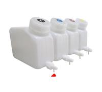 EHxCUF 4pcs 220ML 1.5L Tank Refillable Ink Cartridge Bulk Ink Ciss System Compatible With Roland BN-20 BN-20A VS300 RS540 XR640 RF640 SP300(4tank single interfa)