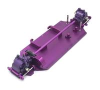 EHxCUF Enhanced Metal Gearbox Differential Drive Package Compatible With 1/12 RC Vehicles 124016 124017 124018 124019(PURPLE)