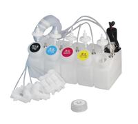 EHxCUF Ink Tank 250 1000 2000ml Compatible With Dtf Ciss For L1800 XP600 TX800 I3200 XP-15000 A3 White Ink Printers For Heat Transfer Dtf(Ciss with damper)