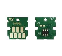EHxCUF Maintenance Tank Chip T6714 Waste Ink Tank Compatible With WorkForce Pro WF-C8690 WF-C869R WF-C8610 WF-C8190 WF-C878R WF-C879R Models Replacement Part T671400(5 PCS)
