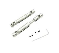EHxCUF Metal Drive Shaft Upgrade Parts Compatible With RC Crawler Cars Compatible With MN D91 D96 99s B14 B24 C24 34 B16 36 D12(SILVER)
