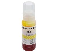 EHxCUF Refill Dye Ink Bottle GI-43 GI43 GI 83 Water Based Compatible With G540 G640 6 Colors(Y - 6 PCS)