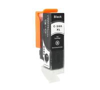 EHxCUF Refillable Ink Cartridge With Permanent Chip 580XXL 581XXL PGI-580 CL-I581 XXL Compatible With TS6150 TS6151 TS6250 TS6251 TR7550 TR8550(PGI580 BK 1PC)