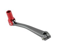 EHYSYN Aluminum Shifter Start Lever 125cc to 400cc Fit for Honda for Yamaha for Suzuki Gear Forged Kick Pedal Levers(Titanium red)
