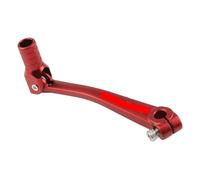 EHYSYN Aluminum Shifter Start Lever 125cc to 400cc Fit for Honda for Yamaha for Suzuki Gear Forged Kick Pedal Levers(Red)