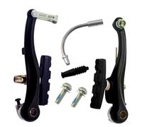 EHYSYN Bicycles Rear Brake Drum MTB BMX Bicycle V Brake Set MTB Caliper Set AL Linear Pull With Brake Pads Lever Wire Installation Tool(One pair)